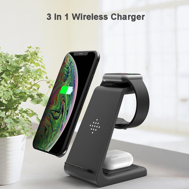 3 IN 1 WIRELESS IPHONE, AIRPODS AND APPLE WATCH CHARGER - PODSTHETICS